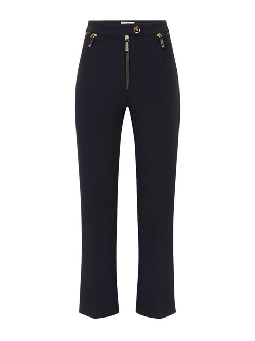 Pantalone nero in crepe Elisabetta Franchi | PA10856E2110